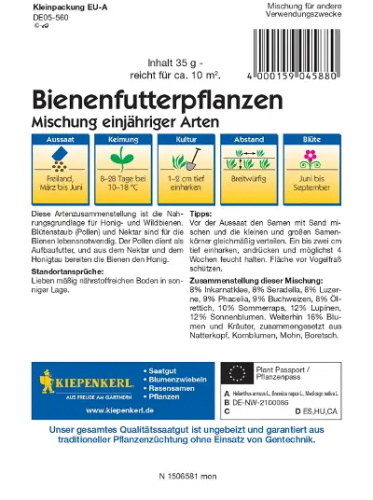 220617 Kiepenkerl 4588 Bienenfutterpflanzen RS 0400x0536